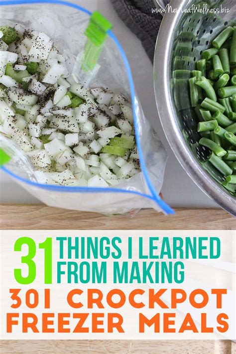 31 Things I Learned From Making 301 Crockpot Freezer Meals Money