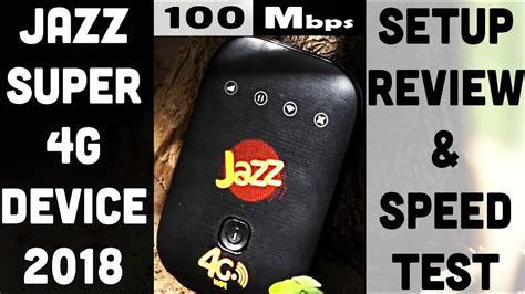 jazz super  mbb device  setup review speed test  mbps