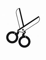 Scissors Coloring Pages Clipart Cliparts Clip Library sketch template