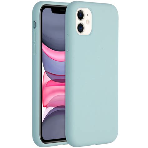 accezz coque liquid silicone pour liphone  sky blue coquedetelephonefr