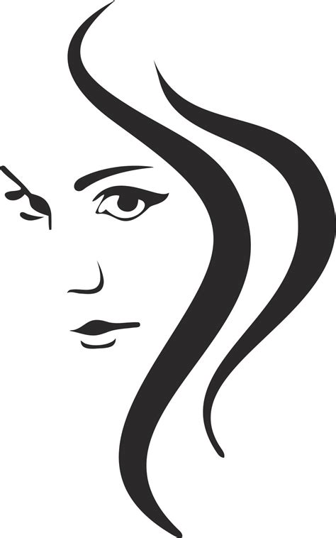 woman silhouette  vector cdr  axisco