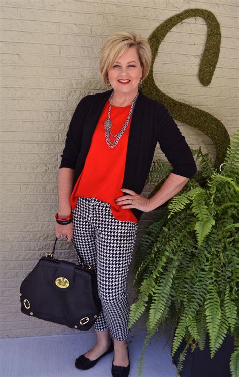 Fashion For Women Over 40 Houndstooth Is A Classic Print
