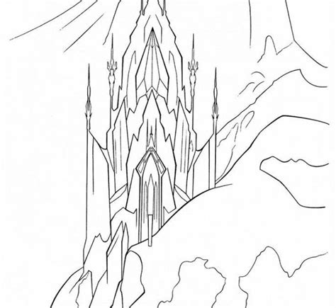 frozen castle coloring picture christopher myersas coloring pages