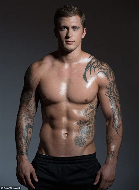 shirtless dan osborne unveils bulging six pack in fitness shots daily