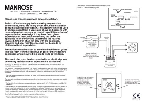 manrose extractor fan  timer wiring diagram wiring diagram