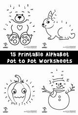 Dot Worksheets Alphabet Printable Activities Abc Kids Printables Woo Dots Connect Year Olds Old Coloring Woojr Jr Activity Years Book sketch template