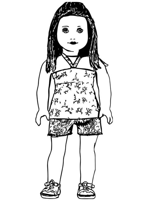 american girl coloring pages  printable