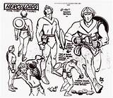 Herculoids Hanna Barbera Zandor Toth Shazzan Zartan Mightor sketch template