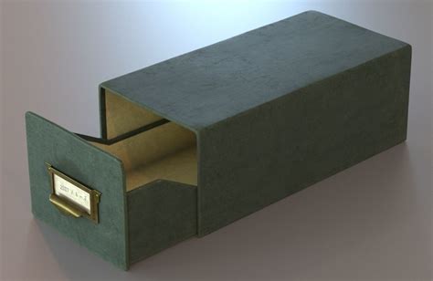 old archive box 3d model cgtrader