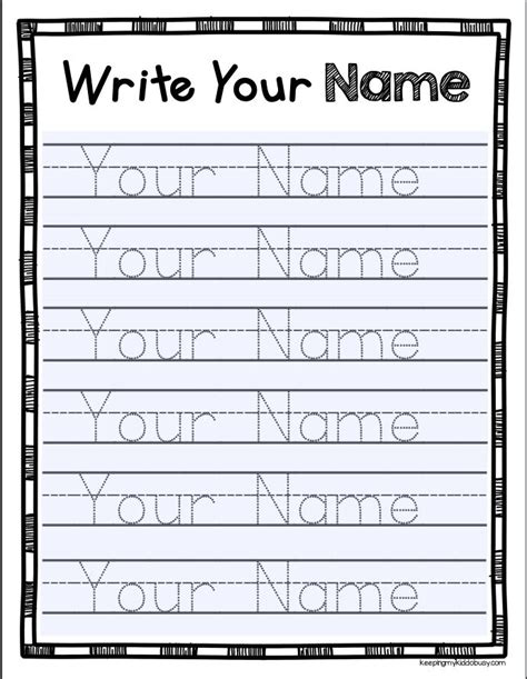editable  template names teaching writing