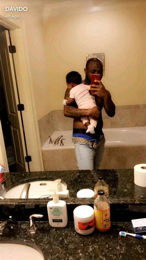 3 generations davido takes his second daughter on a visit