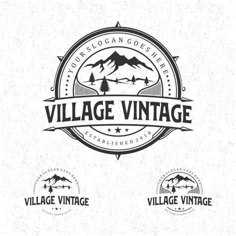 village logo vector  vectorifiedcom collection  village logo