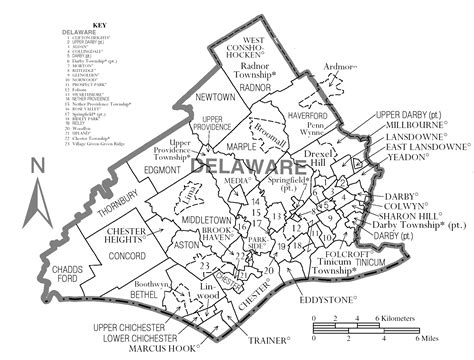 delaware county township map map   hampshire