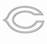 Coloring Pages Nfl Bears Chicago Football Logos Teams Logo American Many sketch template