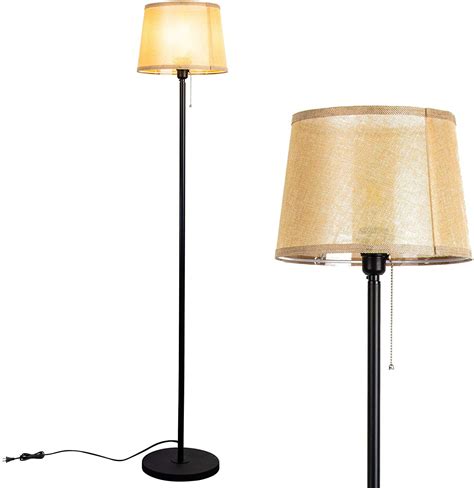 lightdot floor lamps  living room modern tall standing lamp  led bulb fabric shade