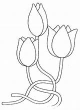 Colorat Lalele Tulipe Bauernmalerei Riscos Flori Planse Tulipes Desene Escolha Coloriages sketch template