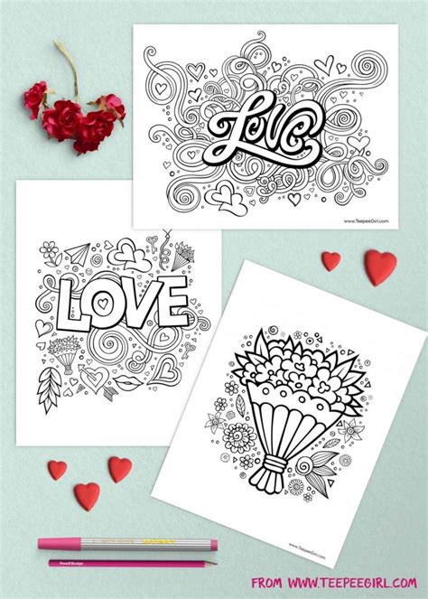printable valentines day coloring pages  printablescom