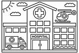 Hospital Coloring Pages Kids Health Colouring Color Sheets Community Cartoon Designed Doghousemusic Coloringpagesfortoddlers Choose Board sketch template