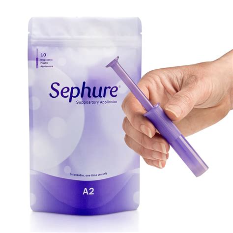 Buy Sephure Easy To Use Suppository Applicator For Women And Men