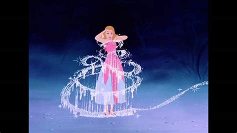 Hd Disney Princess Cinderella Dress Transformation Youtube