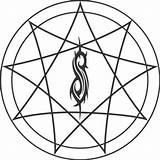 Pentagram Drawing Slipknot Symbol Logo Artistic Getdrawings Drawings Sketches Pencil Colorful Arts sketch template