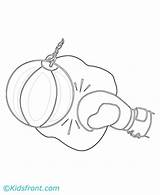 Punch Coloring Pages Kids sketch template