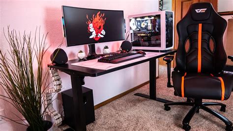 gaming setup desk   setup  perfect gaming desk