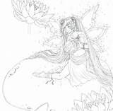 Coloring Anime Pages Fairy Adults Adult Getdrawings Printable Color Getcolorings sketch template