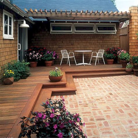 give  gorgeous backyard patio deck ideas   outdoor  genmice