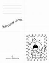 Birthday Cards Printable Card Coloring Color Pages Print Kids Fold Drawing Quad Site Popular Coloringhome Printer Send Button Special Only sketch template