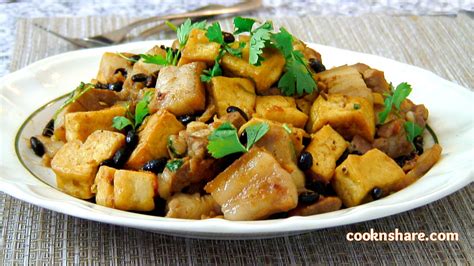 pork  tofu  tausi cook  share