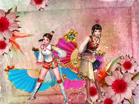 Dynasty Warriors 5 Da Qiao And Xiao Qiao Wallpape By