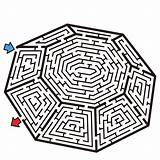 Maze Hard Coloring Mazes Difficult Medium Puzzle Pages Diamond Geometric Kids Puzzles Labyrinth Red Printable Laberintos Printables Worksheets Dot Popular sketch template