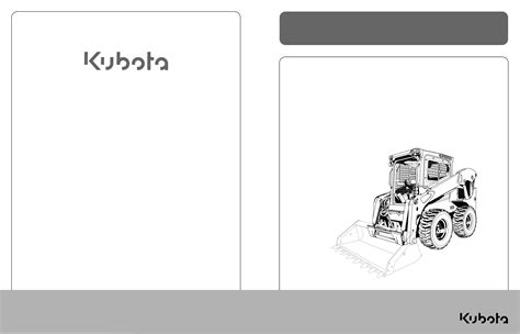 user manual kubota ssv english  pages