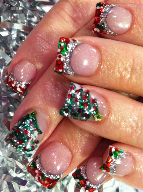 christmas themed nail art designs
