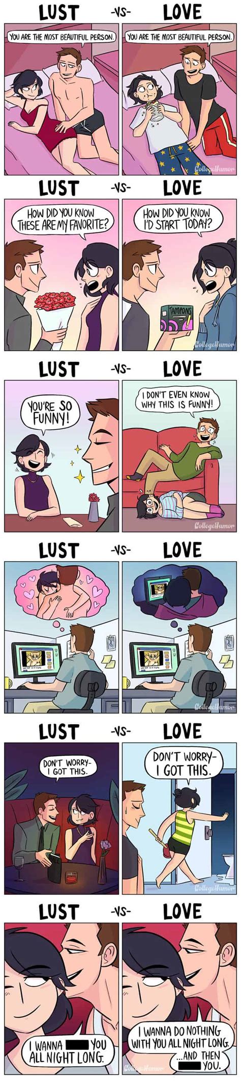 This Is What Love Vs Lust Looks Like •