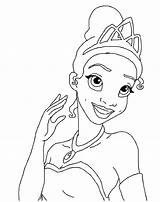 Tiana Princess Coloring Pages Posing Disney Kids Printable Print Naveen Colouring Character Easy Popular Simple Choose Board Online Sheets sketch template