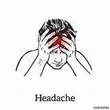 Headache Vector Getdrawings sketch template