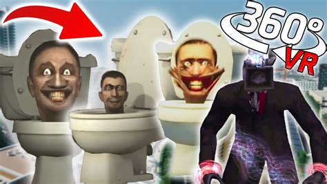 compilation skibidi toilet finding challenge 360º vr video 11 16