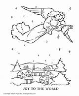 Coloring Christmas Pages Bible Religious Kids Joy Printable Children Sheets Popular Honkingdonkey sketch template