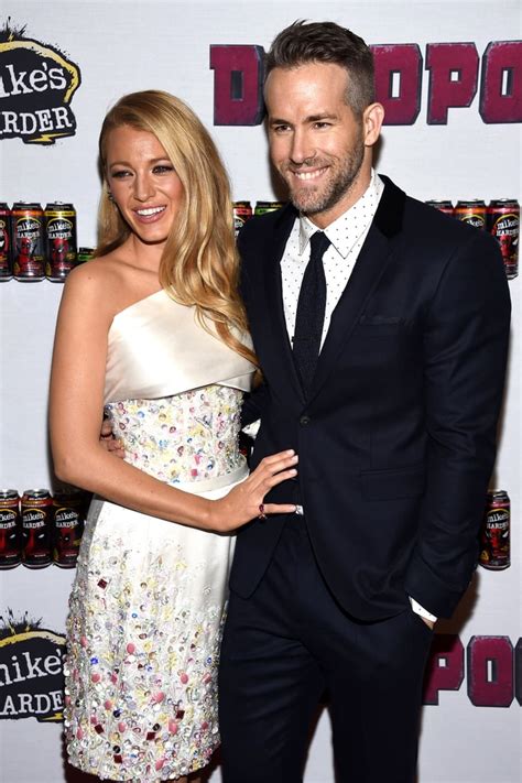 Blake Lively Touching Ryan Reynolds S Chest Pictures Popsugar