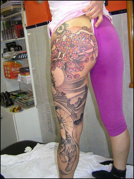 beautiful full leg sleeve geisha full leg tattoos tattoos for women