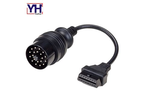 yh   yh  vehicle bmw pin male connector  obdii pin female wiring harness yeahui