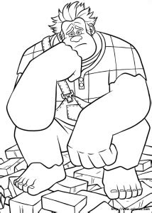 wreck  ralph  printable coloring pages  kids