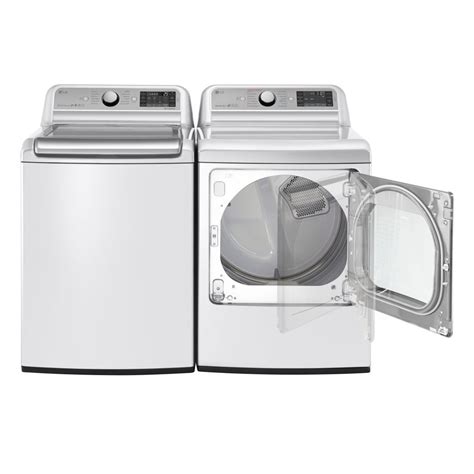 lg top load laundry set with steam dryer agren