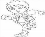Diego Coloring Pages 080f Kids Cartoon sketch template