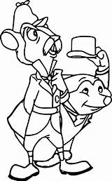 Coloring Disney Adventures Rat Mole Wecoloringpage Pages sketch template