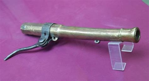 surviving examples   hand cannon invented  east asia     earliest firearms