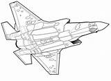 Jets Fighter sketch template