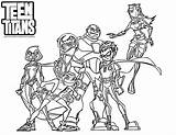 Coloring Pages Titans Teen Raven Go Popular sketch template